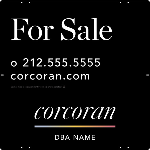 Office Sign Panel, 24"H X 24"W, 3mm Aluminum Composite