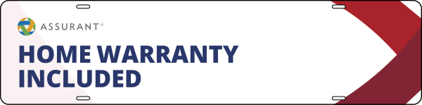 ERA&reg; Assurant Home Warranty Included Sign Rider, 6"h x 24"w, 24 ga steel