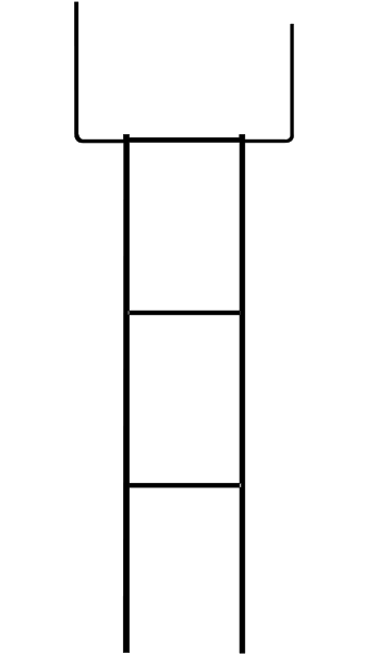 Samson Properties  H-Frame Wire Stake, 30.5" Tall