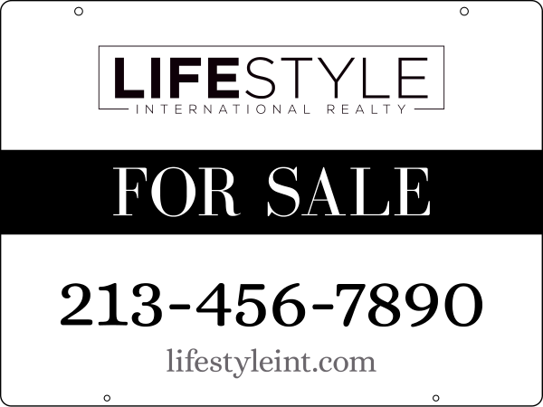 Office Hanging Sign Panel, 18"H X 24", .063 Aluminum