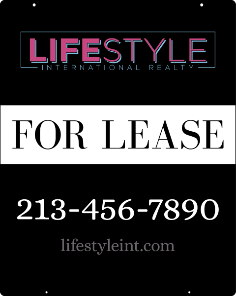 Office Hanging Sign Panel, 30"H X 24", .063 Aluminum