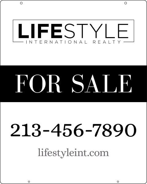 Office Hanging Sign Panel, 30"H X 24", .063 Aluminum