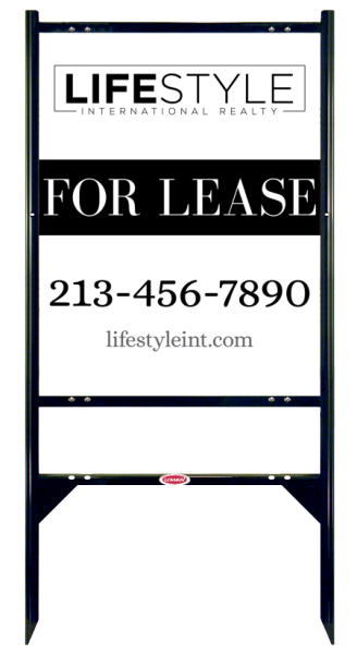 Angle Iron Frame With One Rider Insert And Office Sign Panel Unit, 30"H X 24"W, Steel