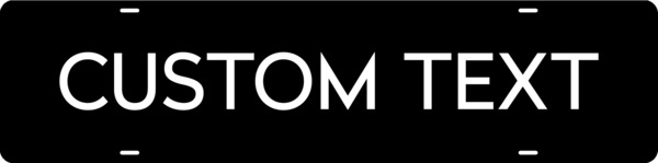 Custom Sign Rider, 6"H X 24"W, Steel