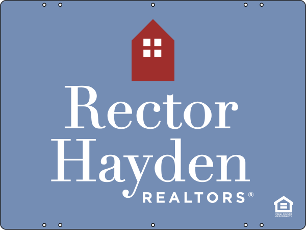Rector Hayden Office Sign Panel, 18"h x 24"w, Steel