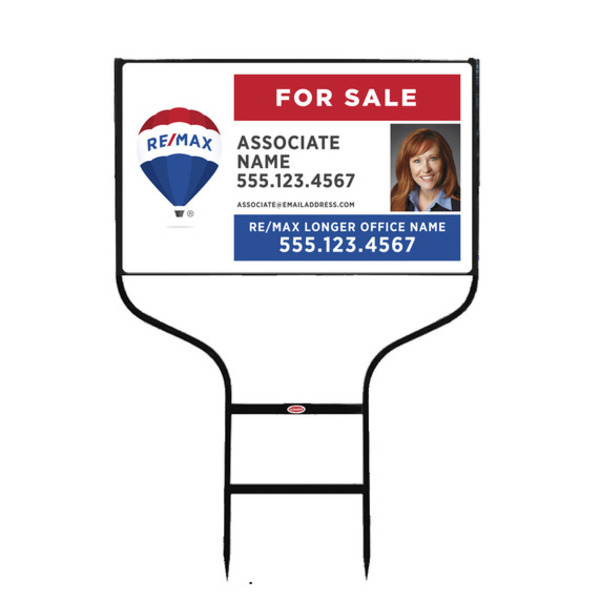 Reflective Round Rod Frame And Sign Photo Panel Unit, 18"H X 30"W
