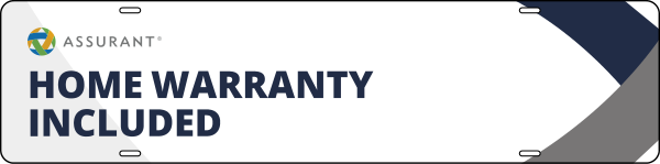 Sotheby’s International Realty® Assurant Home Warranty Included Sign Rider, 6"h x 24"w, 24 ga steel