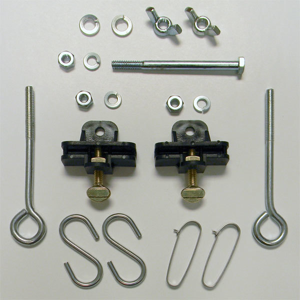 Real Eatate Sign Hardware Kit for Black Aluminum Sign Post