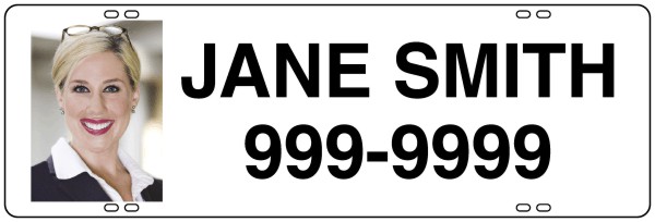 Real Estate Photo Sign Rider, 24 GA Steel 8h x 24w