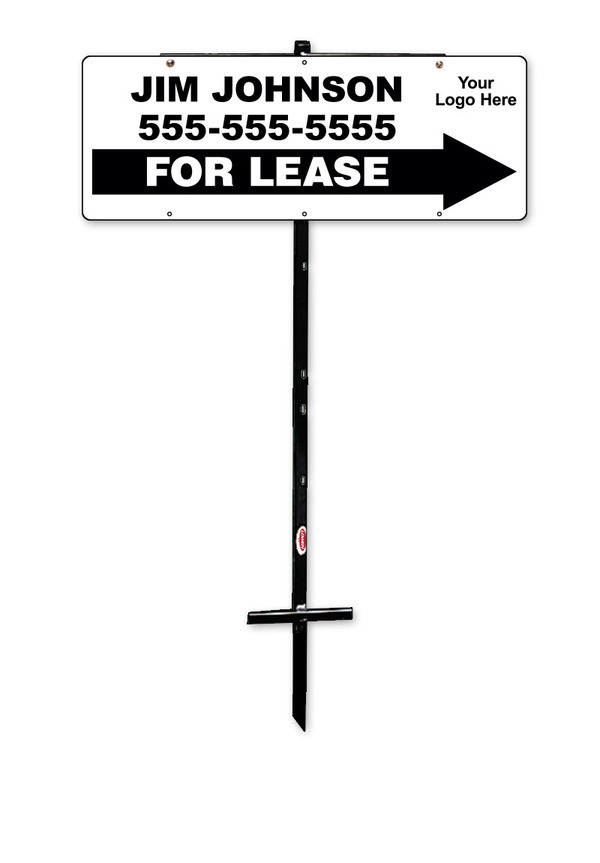 For Lease T-Stake Unit Directional, 9h x 24w, Steel