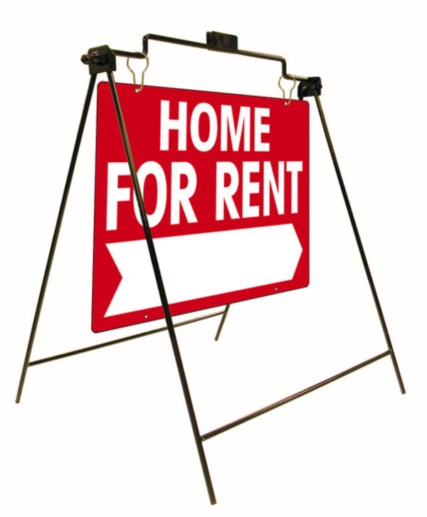 Home For Rent Swing A-Frame Unit, 18h x 24w, Steel