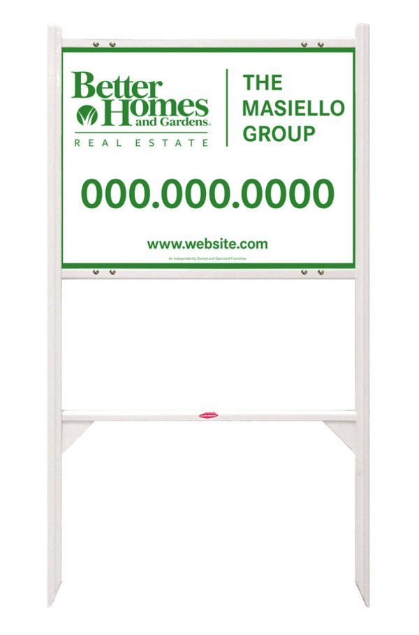 Angle Iron Frame and Sign Panel Unit, 18h x 24w
