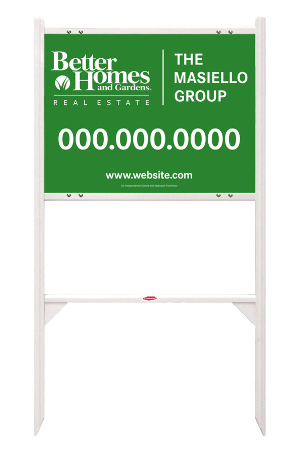 Angle Iron Frame and Sign Panel Unit, 18h x 24w