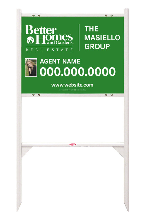 Angle Iron Frame and Photo Sign Panel Unit, 18h x 24w