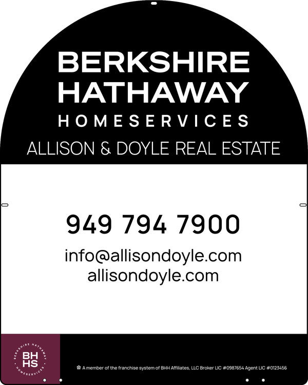 Arc Top Office Sign Panel, 30h x 24, Steel