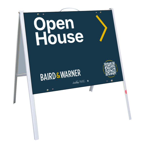 A-Frame and Office Open House Sign Panel Unit, 18h x 24w, .050 Poly