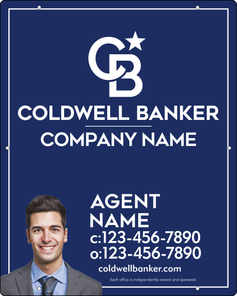 Agent Cut Out Photo Hanging Sign Panel, 30h x 24w, 3MM Aluminum Composite