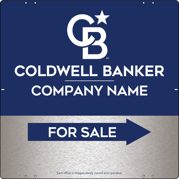 Office For Sale Sign Panel, 24h x 24w, 3MM Brushed Aluminum Composite