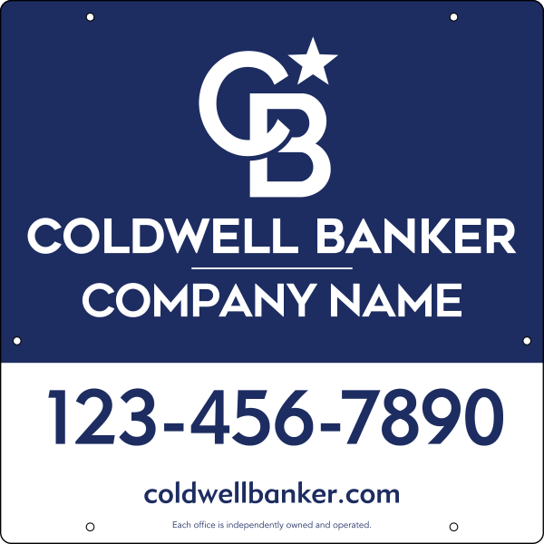 Office Hanging Sign Panel, 24h x 24w, Steel