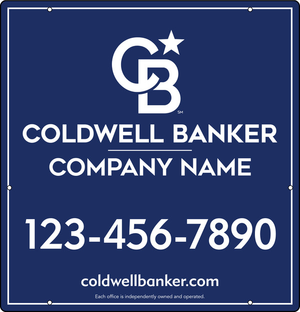 Office Hanging Sign Panel, 25h x 24w, Steel
