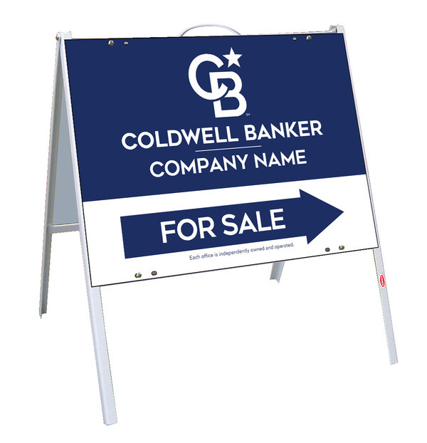 A-Frame and Office For Sale Sign Panel Unit, 18h x 24w, .050 Poly
