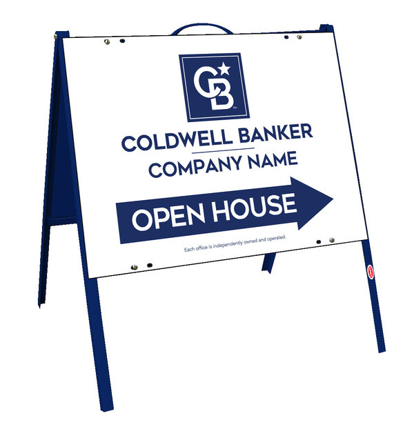 A-Frame and Office Open House Sign Panel Unit, 18h x 24w, .050 Poly
