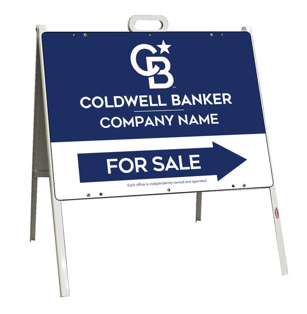 A-Frame and Office For Sale Sign Panel Unit, 18h x 24w, Steel