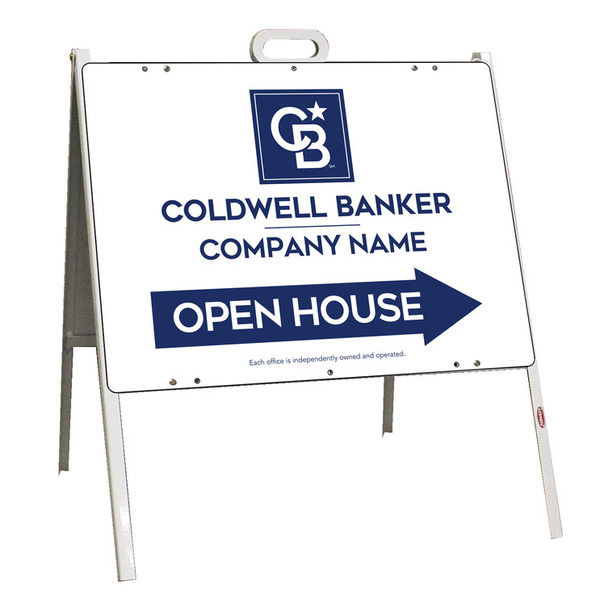 A-Frame and Office Open House Sign Panel Unit, 18h x 24w, Steel