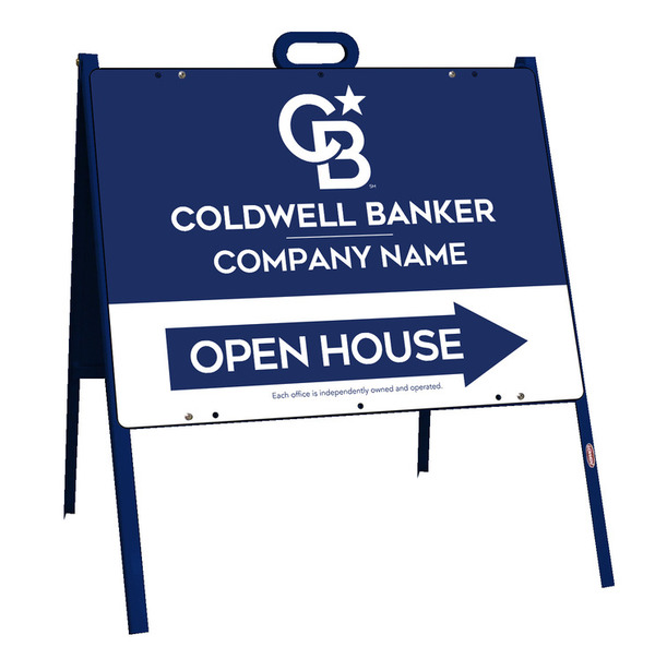 A-Frame and Office Open House Sign Panel Unit, 18h x 24w, Steel