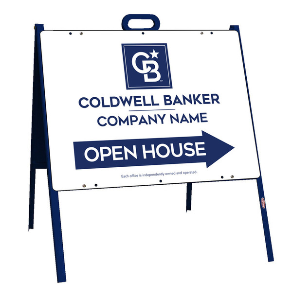 A-Frame and Office Open House Sign Panel Unit, 18h x 24w, Steel