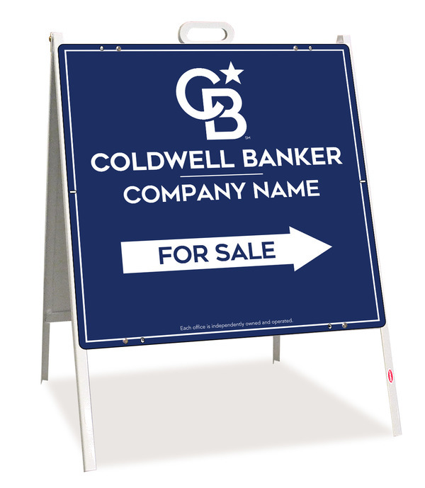A-Frame and Office For Sale Sign Panel Unit, 24h x 24w, .090 Poly