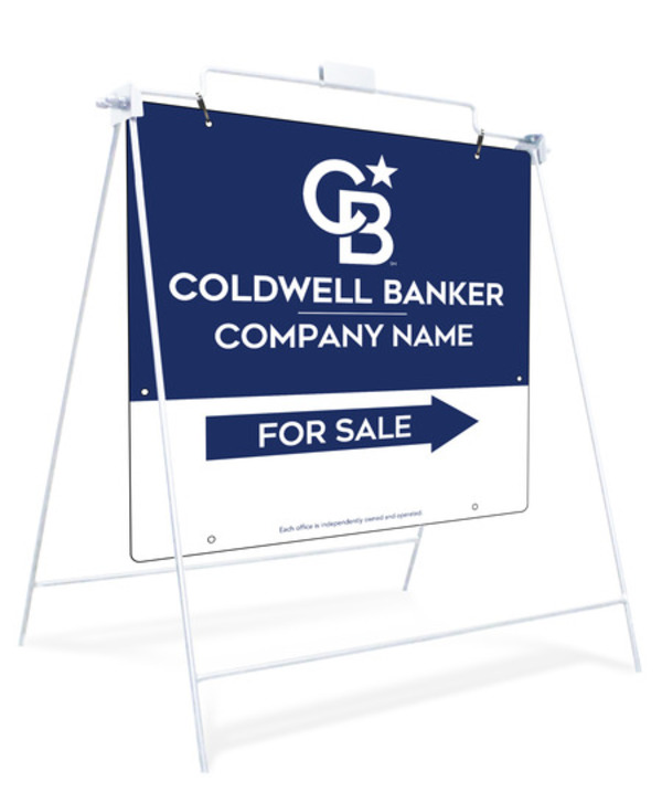 Swinging A-Frame and Office For Sale Sign Panel Unit, 24h x 24w, Steel