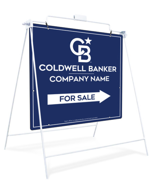 Swinging A-Frame and Office For Sale Sign Panel Unit, 24h x 24w, Steel