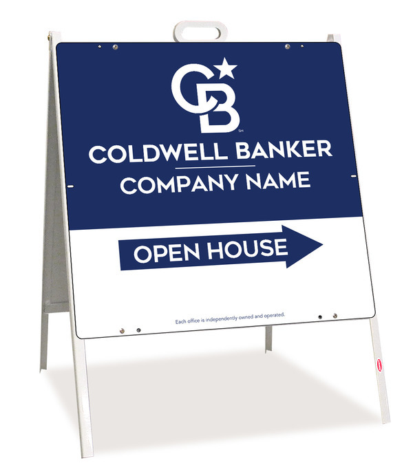 A-Frame and Office Open House Sign Panel Unit, 24h x 24w, Steel
