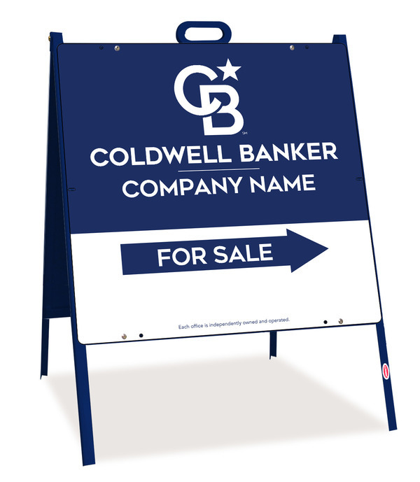 A-Frame and Office For Sale Sign Panel Unit, 24h x 24w, Steel