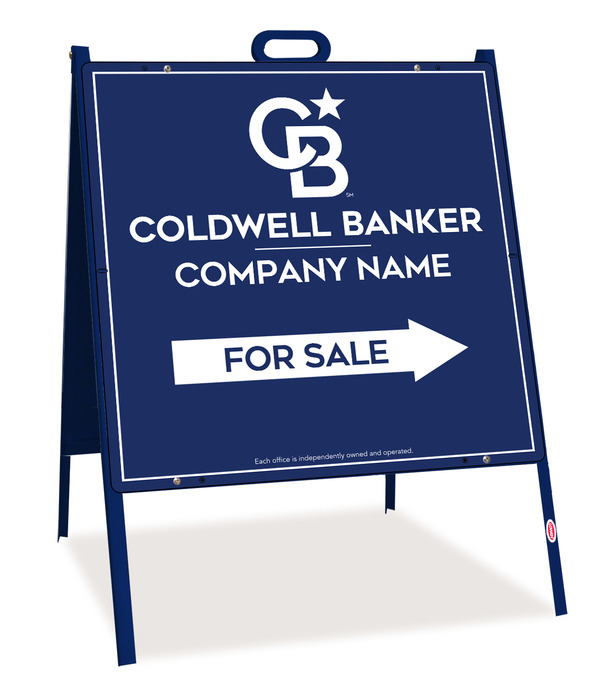 A-Frame and Office For Sale Sign Panel Unit, 24h x 24w, Steel