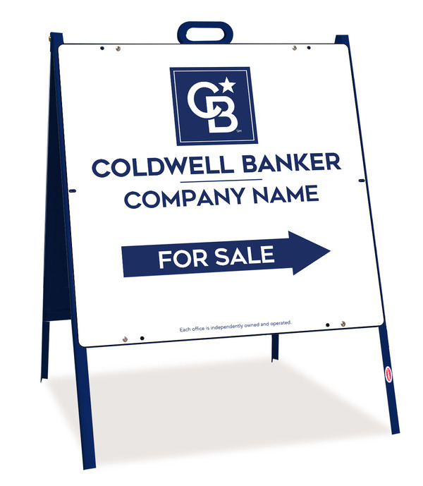 A-Frame and Office For Sale Sign Panel Unit, 24h x 24w, Steel