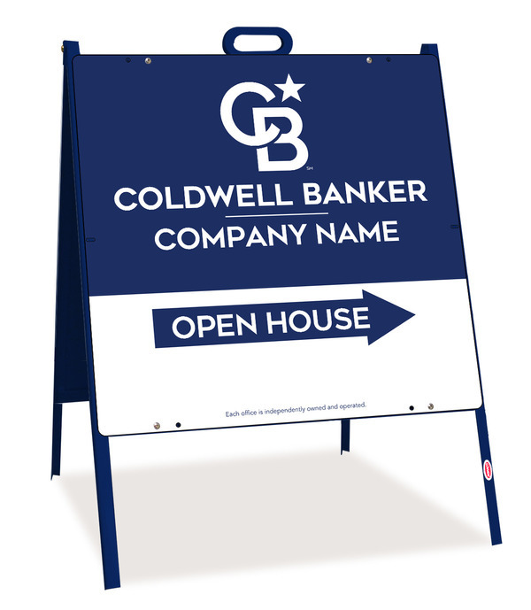 A-Frame and Office Open House Sign Panel Unit, 24h x 24w, Steel