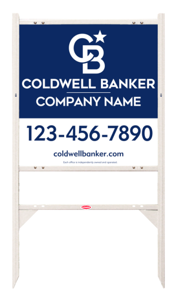 Angle Iron Frame w 2 Rider Inserts and Office Sign Panel Unit, 24h x 24w, Steel