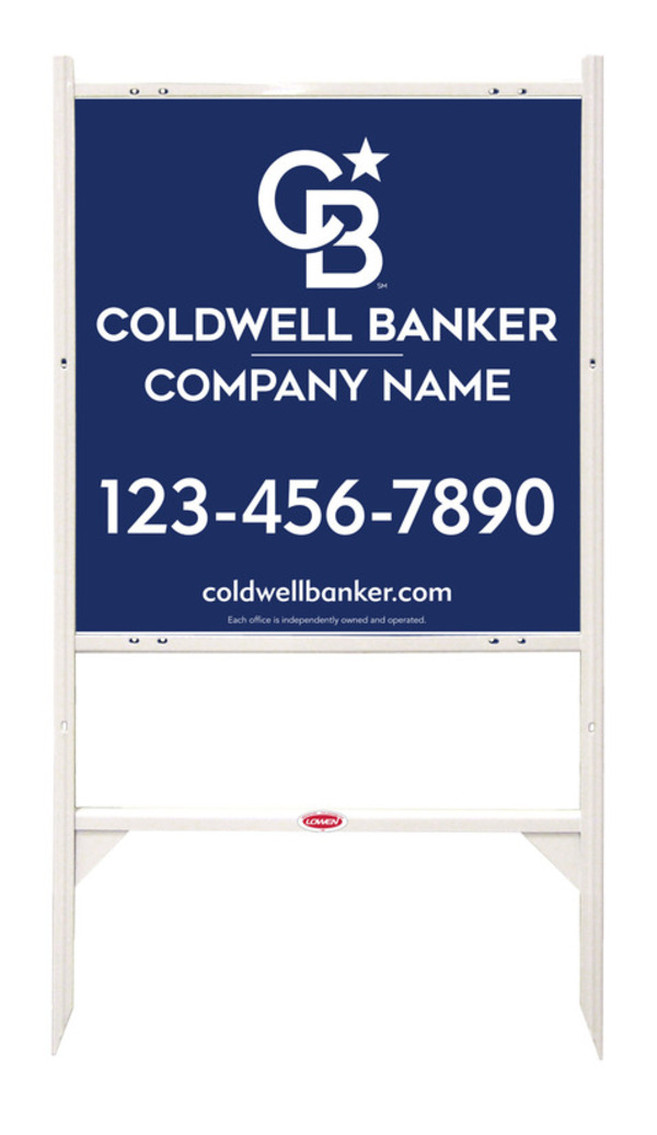 Angle Iron Frame and Office Sign Panel Unit, 25h x 24w, Poly