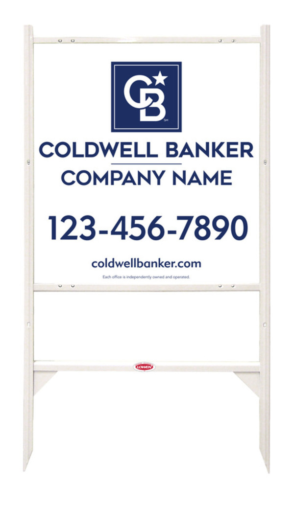 Angle Iron Frame and Office Sign Panel Unit, 25h x 24w, Poly