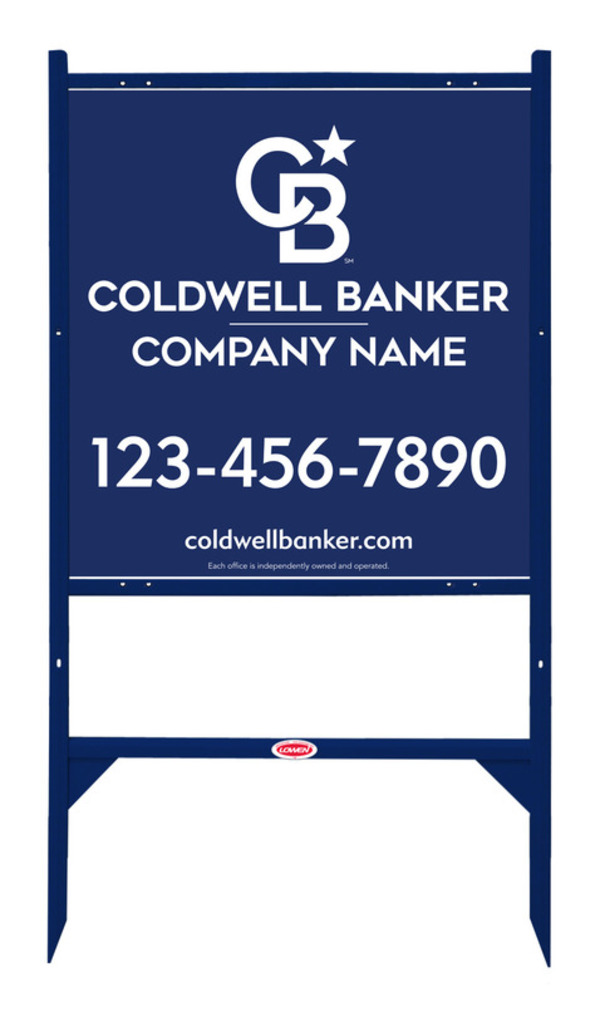 Angle Iron Frame and Office Sign Panel Unit, 25h x 24w, Poly