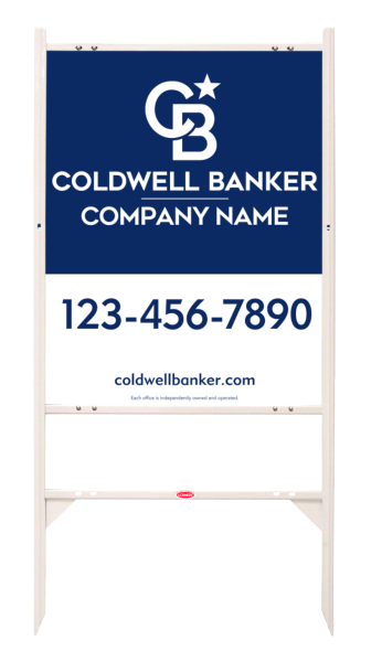 Angle Iron Frame and Office Sign Panel Unit, 30h x 24w, 3MM Aluminum Composite