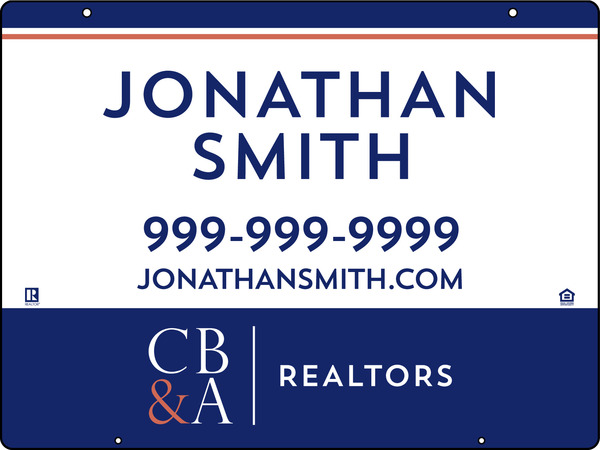 Hanging Sign Panel, 18h x 24w, Steel