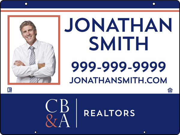 Hanging Photo Sign Panel, 18h x 24w, Steel