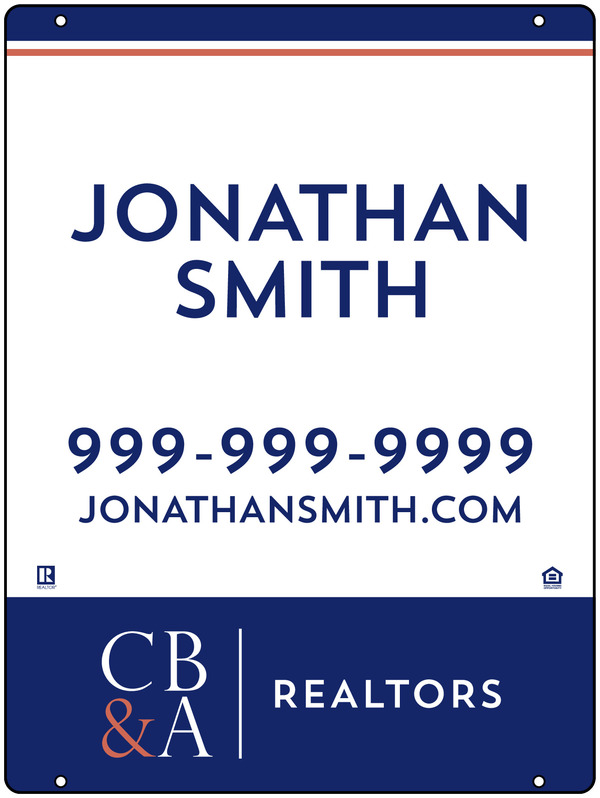 Hanging Sign Panel, 24h x 18w, Steel