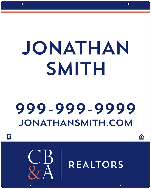 Hanging Sign Panel, 30h x 24w, Steel