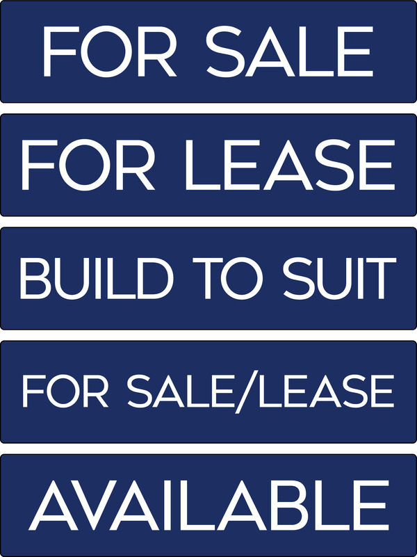 Commercial Message Sign Rider, DF, 12h x 48w, 3MM Aluminum Composite