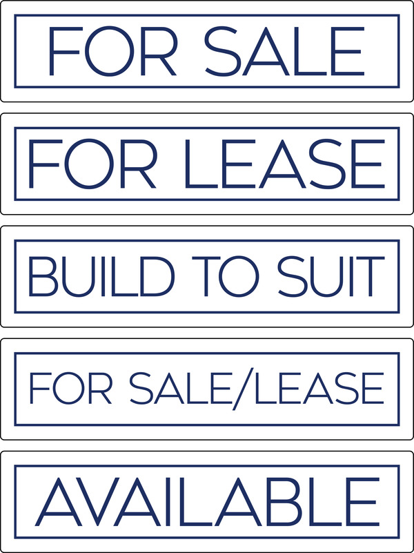 Commercial Message Sign Rider, DF, 12h x 48w, 3MM Aluminum Composite