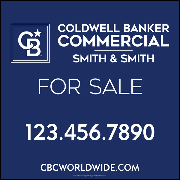 Commercial For Sale Sign Panel, SF, 48h x 48w, 10mm Corrugated Plastic